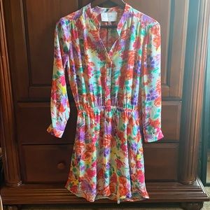 Charles Henry floral print dress size xs
